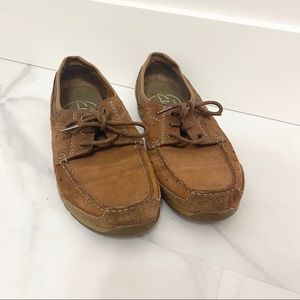 Clark’s Tan Armada English Tan Oxford Shoes 8.5